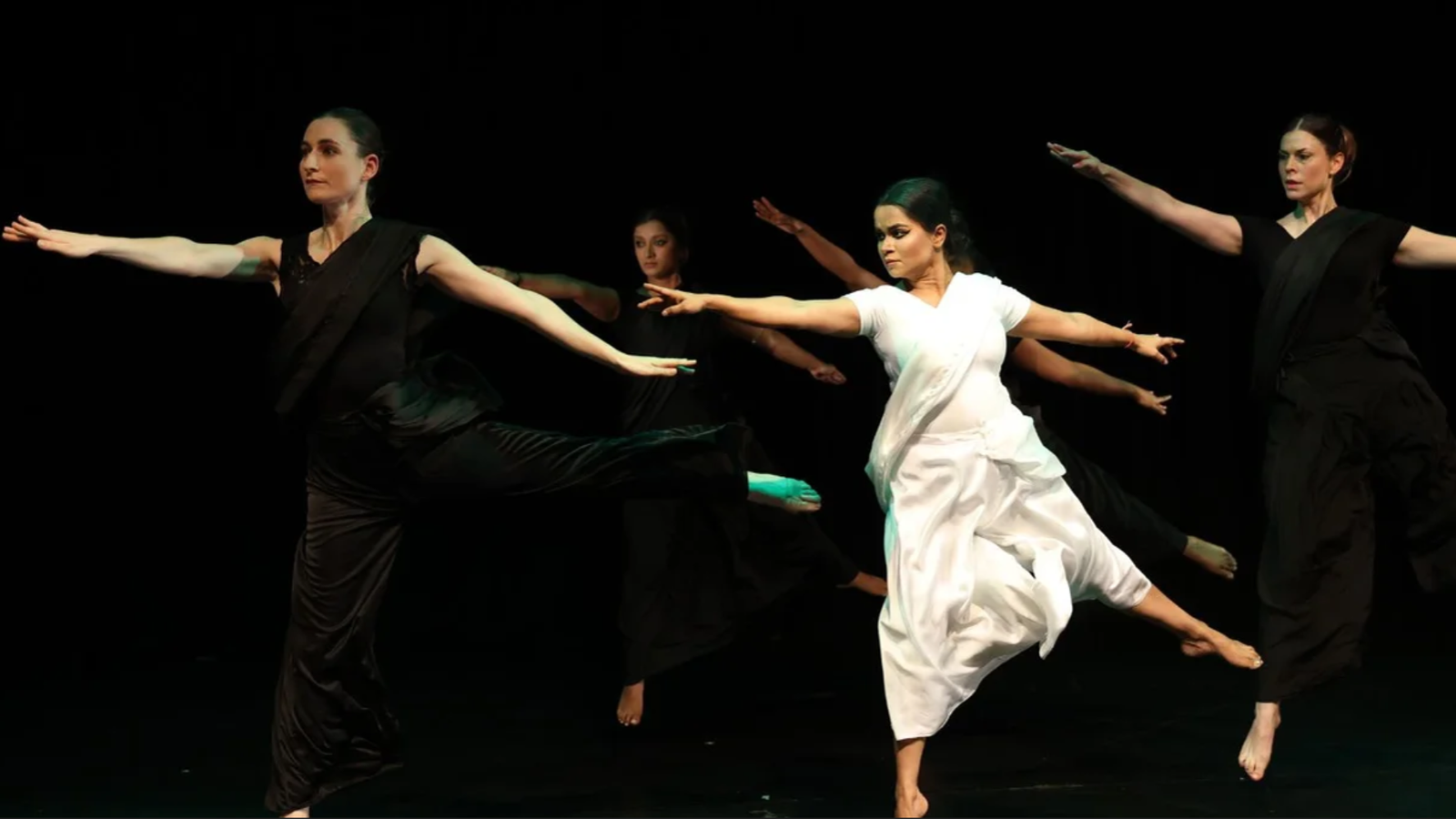 Expressive dance pose